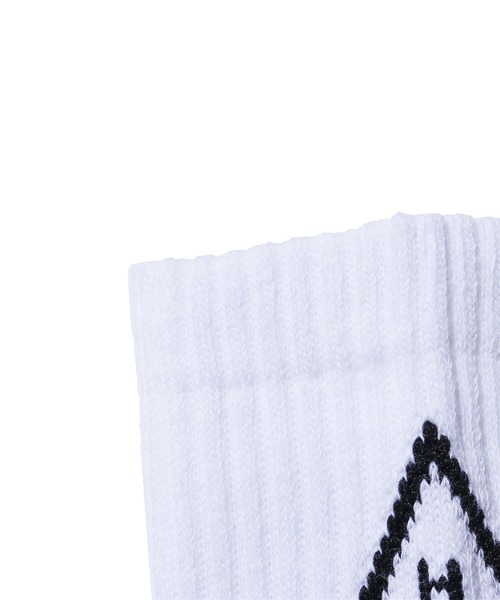 HUF(ハフ)の「HUF/ハフ TT CREW SOCK ソックス(ソックス/靴下・メンズ・ホワイト/ブラック・ONE SIZE)」の3枚目の写真