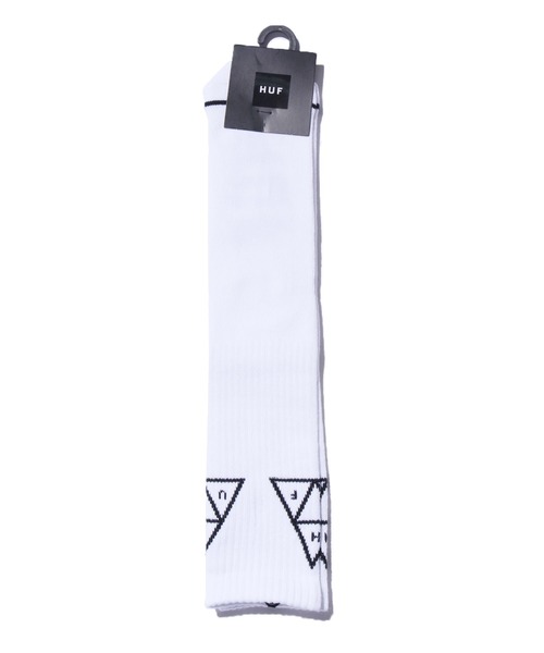 HUF(ハフ)の「HUF/ハフ TT CREW SOCK ソックス(ソックス/靴下・メンズ・ホワイト/ブラック・ONE SIZE)」の8枚目の写真