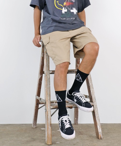 HUF(ハフ)の「HUF/ハフ TT CREW SOCK ソックス(ソックス/靴下・メンズ・ホワイト/ブラック・ONE SIZE)」の11枚目の写真