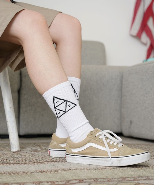 HUF(ハフ)の「HUF/ハフ TT CREW SOCK ソックス(ソックス/靴下・メンズ・ホワイト/ブラック・ONE SIZE)」の15枚目の写真