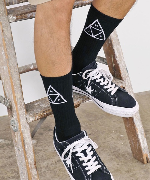 HUF(ハフ)の「HUF/ハフ TT CREW SOCK ソックス(ソックス/靴下・メンズ・ホワイト/ブラック・ONE SIZE)」の14枚目の写真