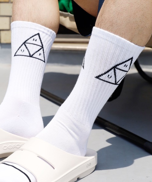 HUF(ハフ)の「HUF/ハフ TT CREW SOCK ソックス(ソックス/靴下・メンズ・ホワイト/ブラック・ONE SIZE)」の16枚目の写真