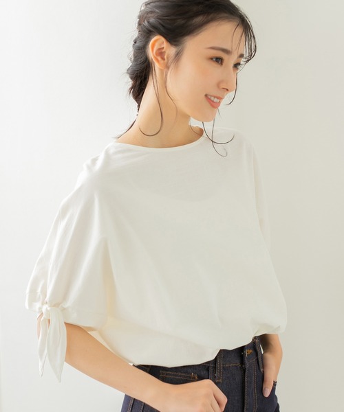 fifth(フィフス)の「リネン混デザインスリーブブラウス(シャツ/ブラウス・レディース・ホワイト/ブラック/ベージュ・M)」の5枚目の写真