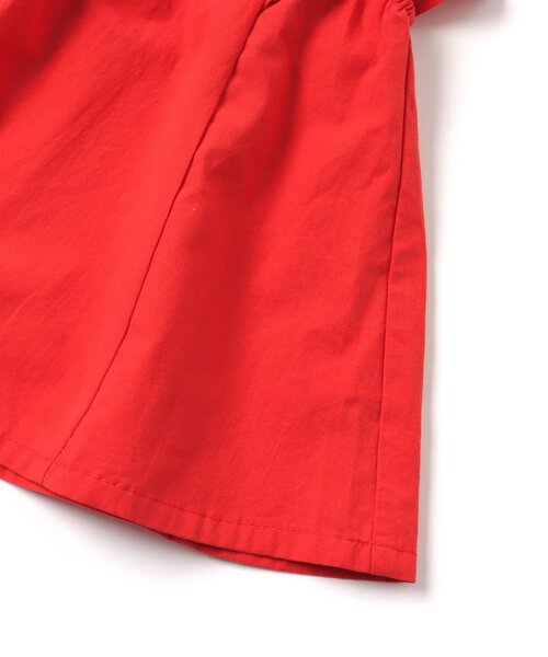 apres les cours（アプレレクール）の「フリルチュニックセットアップ（チュニック・キッズ・ミント/レッド/アイボリー・100/90/80/110/130/120）」の22枚目の写真