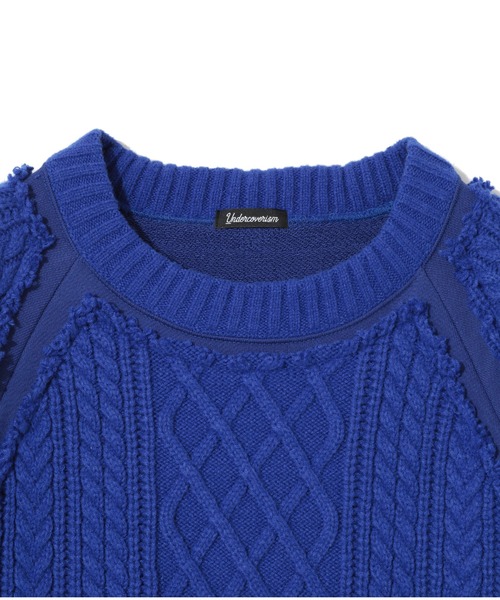 Undercoverism（アンダーカバイズム）の「UI2B4903（ニット/セーター・メンズ・ブラック/ブルー・2/3/4）」の6枚目の写真