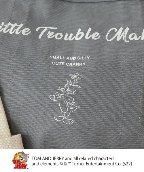 Tom&Jerry(トムアンドジェリー)の「TOM and JERRY/トムとジェリーキャンバスBAG L(ショルダーバッグ・レディース・グレー/ナチュラル・FREE)」の9枚目の写真