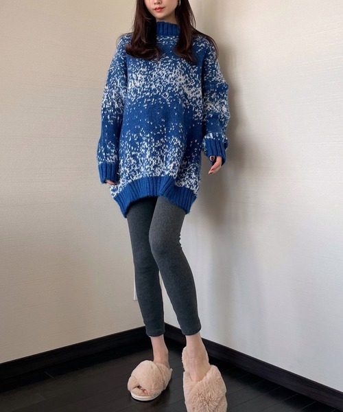 Mela（メラ）の「【マタニティ】リブレギンス（レギンス/スパッツ・レディース・ブラック/ダークグレー/ライトグレー/ホワイト・L/XL/M）」の4枚目の写真