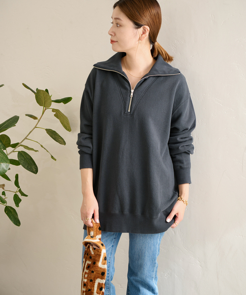 セール】ハーフジップスウェット（スウェット）｜JOURNAL STANDARD