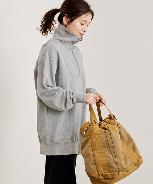 JOURNAL STANDARD（ジャーナルスタンダード）の「ハーフジップスウェット（スウェット・レディース・ブラック系その他/グレー系その他・FREE）」の16枚目の写真