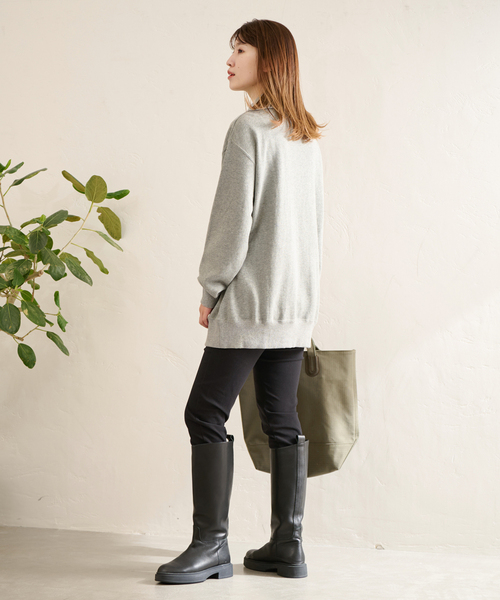 JOURNAL STANDARD（ジャーナルスタンダード）の「ハーフジップスウェット（スウェット・レディース・ブラック系その他/グレー系その他・FREE）」の22枚目の写真