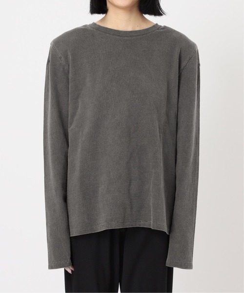 KURO(クロ)の「【KURO for CITYSHOP】POWER SHOULDER L/S Tシャツ(Tシャツ/カットソー・レディース・ホワイト/ブラック・MEDIUM)」の15枚目の写真