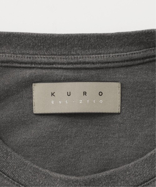 KURO(クロ)の「【KURO for CITYSHOP】POWER SHOULDER L/S Tシャツ(Tシャツ/カットソー・レディース・ホワイト/ブラック・MEDIUM)」の16枚目の写真