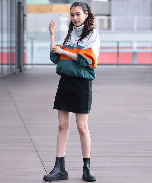 Ray BEAMS（レイビームス）の「Lee / スポーツ スウェット（スウェット・レディース・ネイビー/杢グレー・MEDIUM）」の15枚目の写真