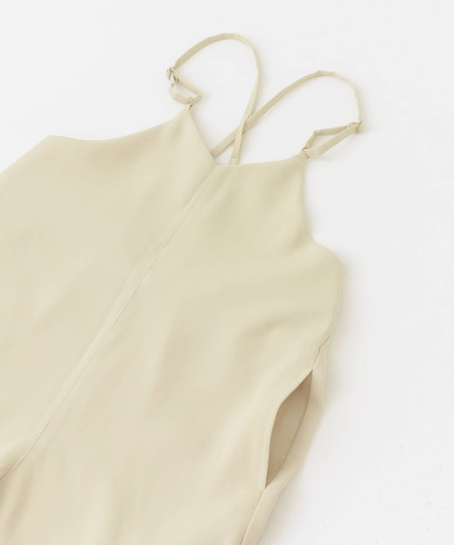URBAN RESEARCH DOORS（アーバンリサーチドアーズ）の「エステルツイルキャミサロペット(KIDS)（サロペット/オーバーオール・キッズ・アイボリー/ブラック・150/105/120/135）」の12枚目の写真