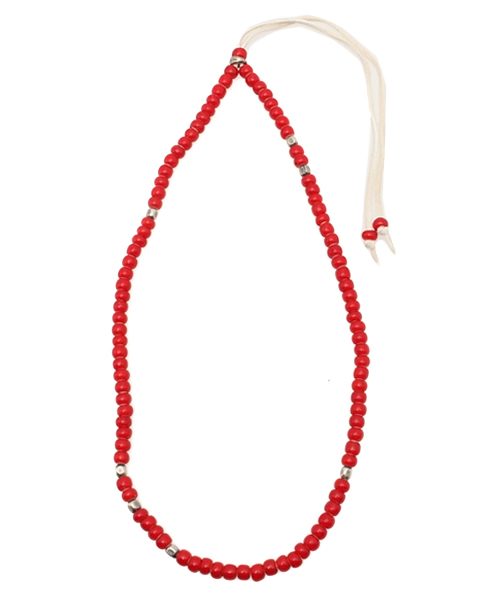 SHIPS JET BLUE（シップスジェットブルー）の「SHIPS JET BLUE(シップス ジェットブルー): ホワイトハーツネックレス（ネックレス・メンズ・レッド/ブルー/ワインレッド・ONE SIZE）」の2枚目の写真