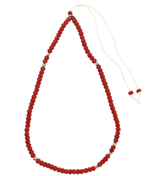 SHIPS JET BLUE（シップスジェットブルー）の「SHIPS JET BLUE(シップス ジェットブルー): ホワイトハーツネックレス（ネックレス・メンズ・レッド/ブルー/ワインレッド・ONE SIZE）」の3枚目の写真