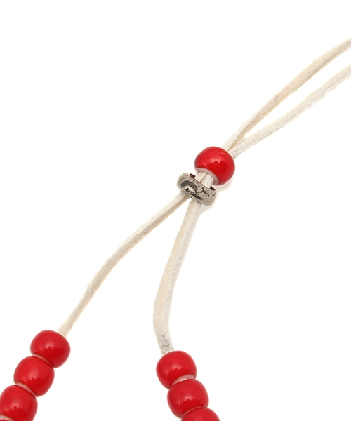 SHIPS JET BLUE（シップスジェットブルー）の「SHIPS JET BLUE(シップス ジェットブルー): ホワイトハーツネックレス（ネックレス・メンズ・レッド/ブルー/ワインレッド・ONE SIZE）」の5枚目の写真