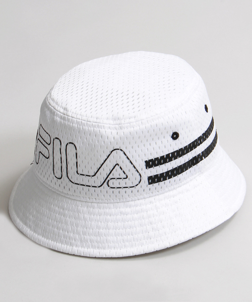 WEGO（ウィゴー）の「∴WEGO/ FILAバケットハット（ハット・メンズ・ホワイト/ブラック・FREE）」の7枚目の写真