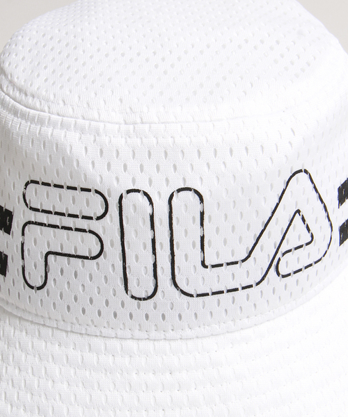 WEGO（ウィゴー）の「∴WEGO/ FILAバケットハット（ハット・メンズ・ホワイト/ブラック・FREE）」の5枚目の写真