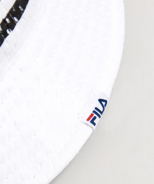 WEGO（ウィゴー）の「∴WEGO/ FILAバケットハット（ハット・メンズ・ホワイト/ブラック・FREE）」の6枚目の写真