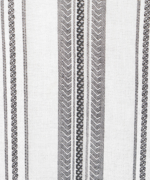 LBC（エルビーシー）の「ストライプガウンワンピース（シャツワンピース・レディース・ブラック/エンジ・M/L）」の16枚目の写真