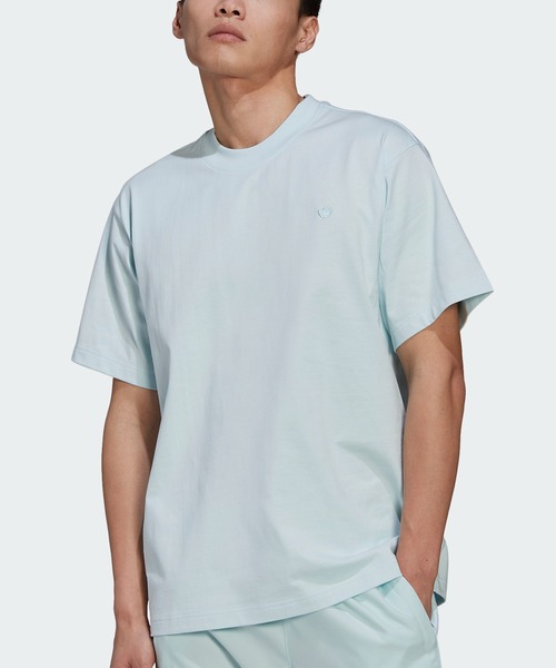 adidas（アディダス）の「アディカラー コンテンポ Tシャツ / アディダスオリジナルス adidas Originals（Tシャツ/カットソー・メンズ・オフホワイト/ブルー系その他/オレンジ系その他/ブラック/グリーン/ブルー/グレー/ベージュ/ダークブラウン/ダークグリーン/ブラウン/ベージュ系その他・SMALL/MEDIUM/LARGE/X-LARGE/XX-LARGE/X-SMALL/3XL/XX-SMALL）」の11枚目の写真