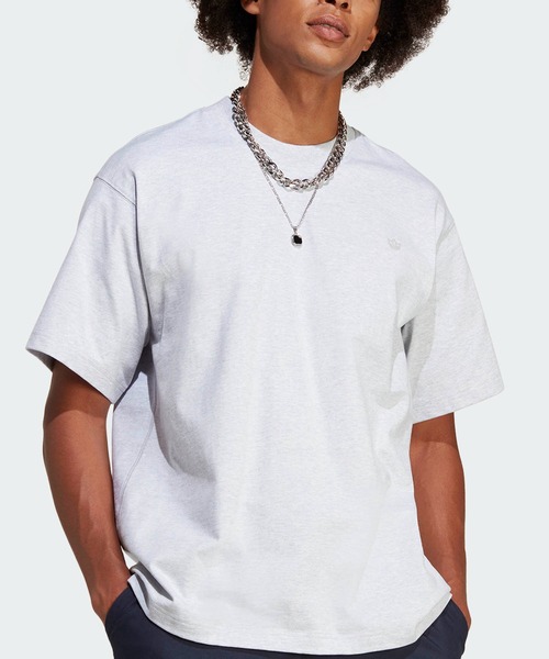 adidas（アディダス）の「アディカラー コンテンポ Tシャツ / アディダスオリジナルス adidas Originals（Tシャツ/カットソー・メンズ・オフホワイト/ブルー系その他/オレンジ系その他/ブラック/グリーン/ブルー/グレー/ベージュ/ダークブラウン/ダークグリーン/ブラウン/ベージュ系その他・SMALL/MEDIUM/LARGE/X-LARGE/XX-LARGE/X-SMALL/3XL/XX-SMALL）」の4枚目の写真