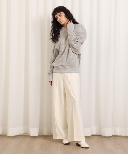 YVON(イヴォン)の「吊り裏毛プルオーバー スウェット トレーナー(Tシャツ/カットソー・レディース・グレー・9号)」の3枚目の写真