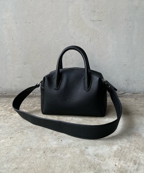 DouDou(ドゥドゥ)の「ミドルサイズボストン(ハンドバッグ・レディース・ブラック/グリーン/パープル/キャメル・FREE)」の3枚目の写真