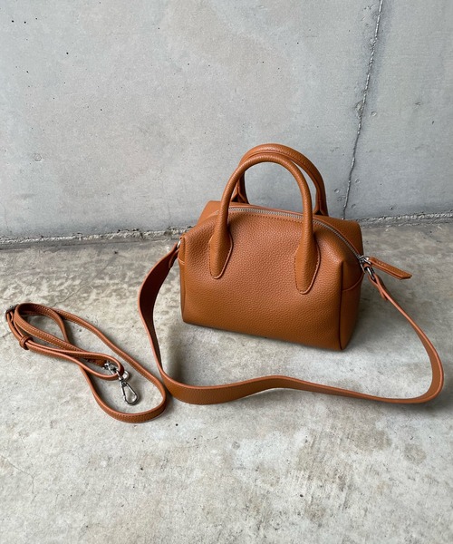 DouDou(ドゥドゥ)の「ミドルサイズボストン(ハンドバッグ・レディース・ブラック/グリーン/パープル/キャメル・FREE)」の9枚目の写真