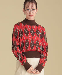 Ray BEAMS | FP Argyle Ttl SP(ニット/セーター)