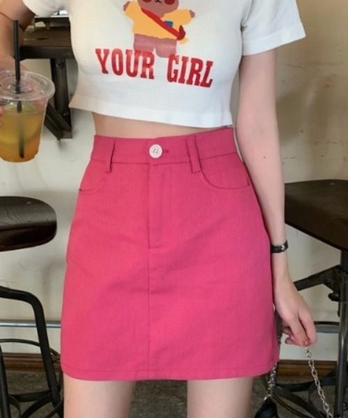 セール ツイルカラーミニスカートインナーパンツ付き スカート H Warren エイチウォーレン のファッション通販 Zozotown