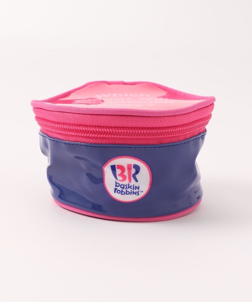 GLOBAL WORK（グローバルワーク）の「サーティワン/カップ型クリアポーチ/285478（ポーチ・レディース・ミント/ネイビー・FREE）」の3枚目の写真