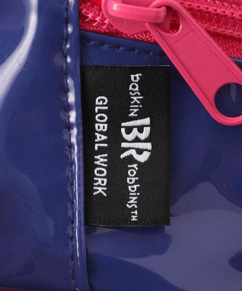 GLOBAL WORK（グローバルワーク）の「サーティワン/カップ型クリアポーチ/285478（ポーチ・レディース・ミント/ネイビー・FREE）」の8枚目の写真