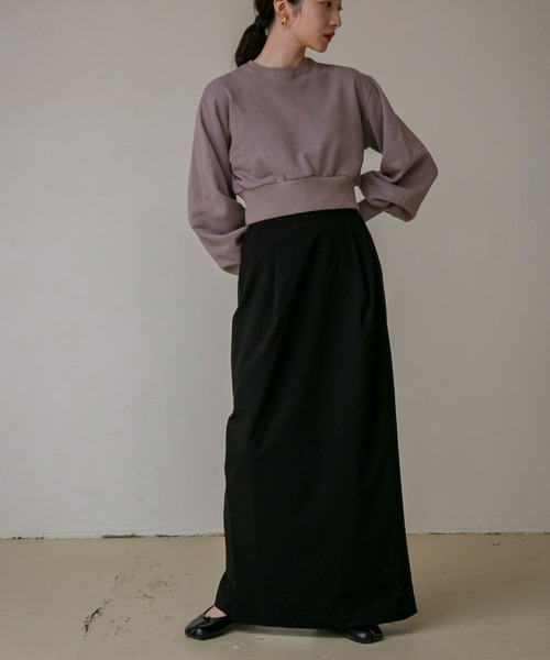 PERNA（ペルナ）の「ペンシルロングスカート (セットアップ対応）（スカート・レディース・ダークグレー/ブラウン/ブラック・M/L）」の19枚目の写真