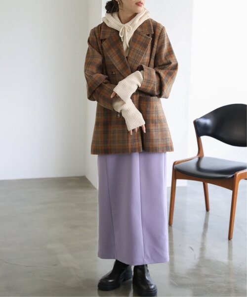 RAY CASSIN(レイカズン)の「ニットアームウォーマー(アームカバー・レディース・キナリ/スミクロ/グレイッシュベージュ/ライトカーキ・FREE)」の15枚目の写真