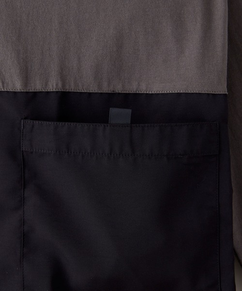 OUTDOOR PRODUCTS(アウトドアプロダクツ)の「【OUTDOOR PRODUCTS/アウトドアプロダクツ】USAコットン切り替えロンT 裾ドローコード ビッグシルエット(Tシャツ/カットソー・メンズ・ブラウン/ブラック/オリーブ・X-LARGE/LARGE/MEDIUM)」の10枚目の写真