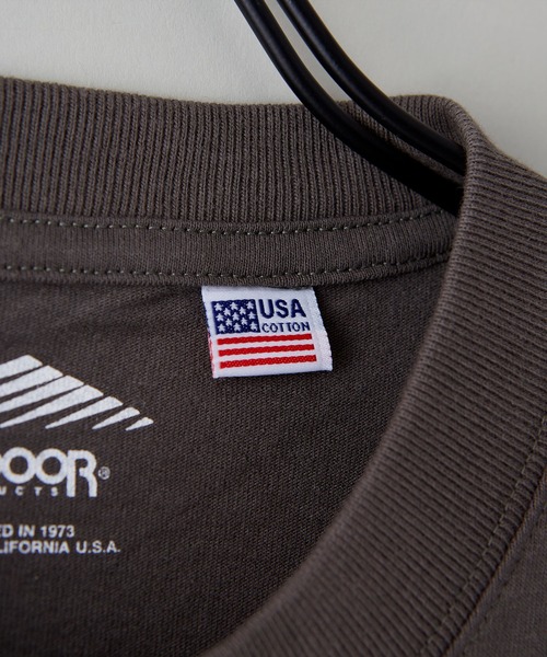 OUTDOOR PRODUCTS(アウトドアプロダクツ)の「【OUTDOOR PRODUCTS/アウトドアプロダクツ】USAコットン切り替えロンT 裾ドローコード ビッグシルエット(Tシャツ/カットソー・メンズ・ブラウン/ブラック/オリーブ・X-LARGE/LARGE/MEDIUM)」の11枚目の写真