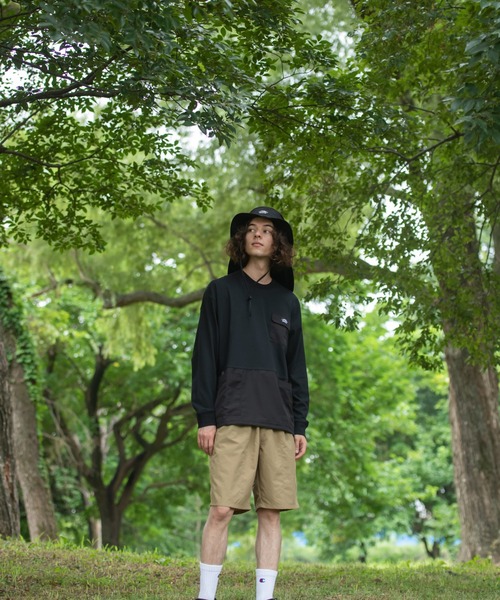 OUTDOOR PRODUCTS(アウトドアプロダクツ)の「【OUTDOOR PRODUCTS/アウトドアプロダクツ】USAコットン切り替えロンT 裾ドローコード ビッグシルエット(Tシャツ/カットソー・メンズ・ブラウン/ブラック/オリーブ・X-LARGE/LARGE/MEDIUM)」の13枚目の写真