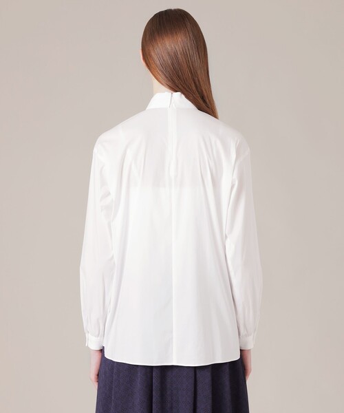 MACKINTOSH LONDON(マッキントッシュ ロンドン)の「フィルコットンナイロンボウタイブラウス(シャツ/ブラウス・レディース・オフホワイト/チャコールグレー/ピンク系その他2・38)」の14枚目の写真