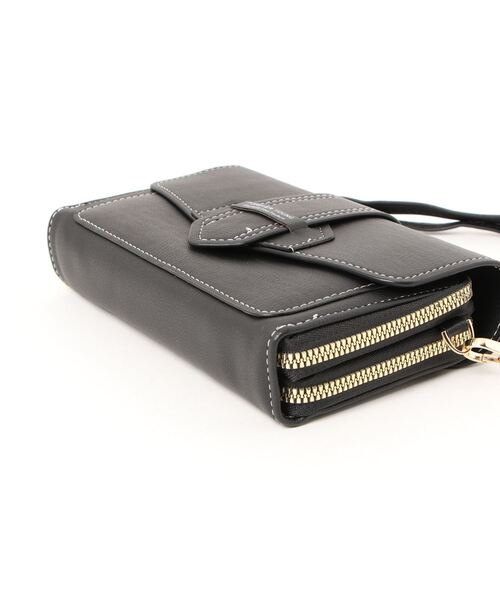 LOPASS（ロパス）の「仕分けミニお財布ショルダー/スマホ入れ（ショルダーバッグ・レディース・グリーン/イエロー/ブラック/ワイン/ピンク・FREE）」の17枚目の写真