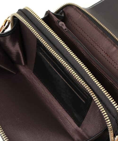 LOPASS（ロパス）の「仕分けミニお財布ショルダー/スマホ入れ（ショルダーバッグ・レディース・グリーン/イエロー/ブラック/ワイン/ピンク・FREE）」の18枚目の写真