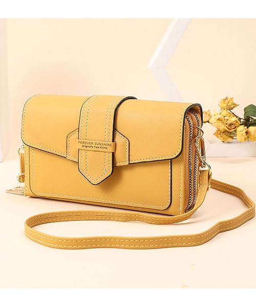 LOPASS（ロパス）の「仕分けミニお財布ショルダー/スマホ入れ（ショルダーバッグ・レディース・グリーン/イエロー/ブラック/ワイン/ピンク・FREE）」の9枚目の写真