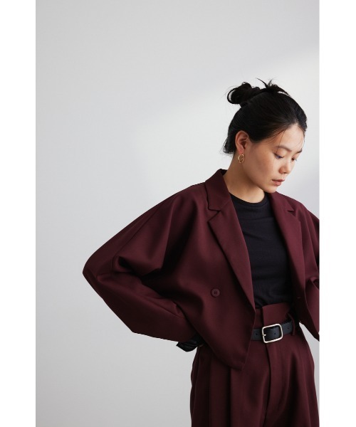 STYLEMIXER（スタイルミキサー）の「ドルマンスリーブテーラードジャケット（テーラードジャケット・レディース・ベージュ/ブラック/ボルドー・FREE）」の11枚目の写真