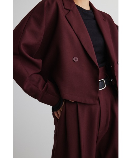 STYLEMIXER（スタイルミキサー）の「ドルマンスリーブテーラードジャケット（テーラードジャケット・レディース・ベージュ/ブラック/ボルドー・FREE）」の7枚目の写真