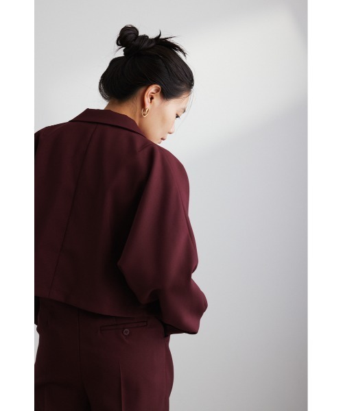 STYLEMIXER（スタイルミキサー）の「ドルマンスリーブテーラードジャケット（テーラードジャケット・レディース・ベージュ/ブラック/ボルドー・FREE）」の18枚目の写真