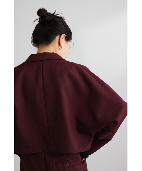 STYLEMIXER（スタイルミキサー）の「ドルマンスリーブテーラードジャケット（テーラードジャケット・レディース・ベージュ/ブラック/ボルドー・FREE）」の13枚目の写真