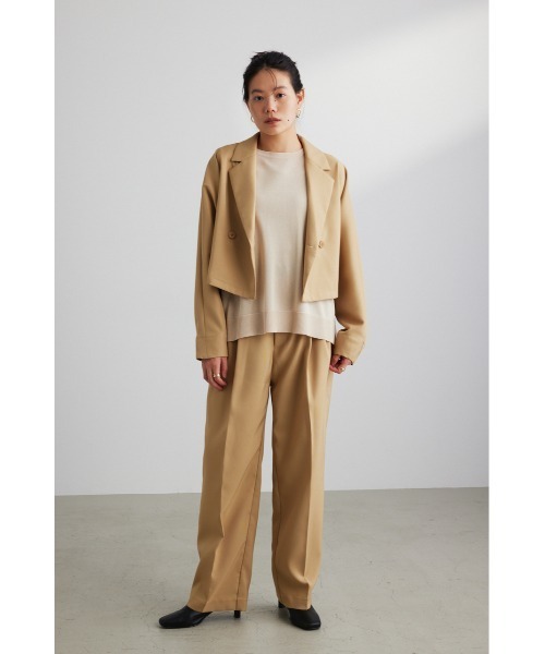 STYLEMIXER（スタイルミキサー）の「ドルマンスリーブテーラードジャケット（テーラードジャケット・レディース・ベージュ/ブラック/ボルドー・FREE）」の5枚目の写真