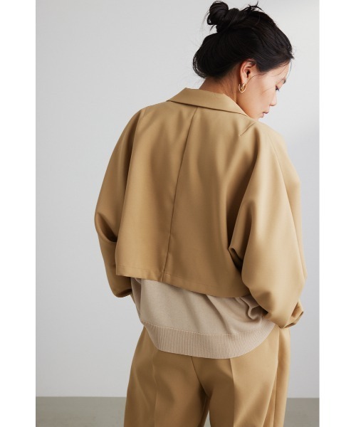 STYLEMIXER（スタイルミキサー）の「ドルマンスリーブテーラードジャケット（テーラードジャケット・レディース・ベージュ/ブラック/ボルドー・FREE）」の17枚目の写真