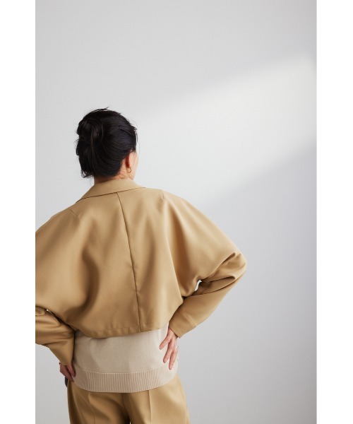 STYLEMIXER（スタイルミキサー）の「ドルマンスリーブテーラードジャケット（テーラードジャケット・レディース・ベージュ/ブラック/ボルドー・FREE）」の12枚目の写真